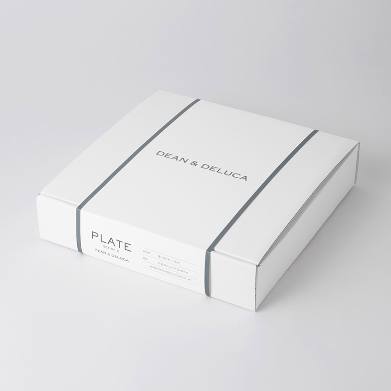 DEAN & DELUCA プレートブラックライン 24cm2枚入り | DEAN & DELUCA
