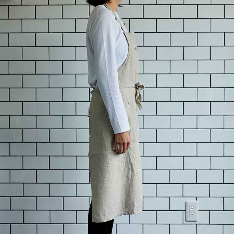 DEAN & DELUCA リネンフルエプロンナチュラル | DEAN & DELUCA【公式】