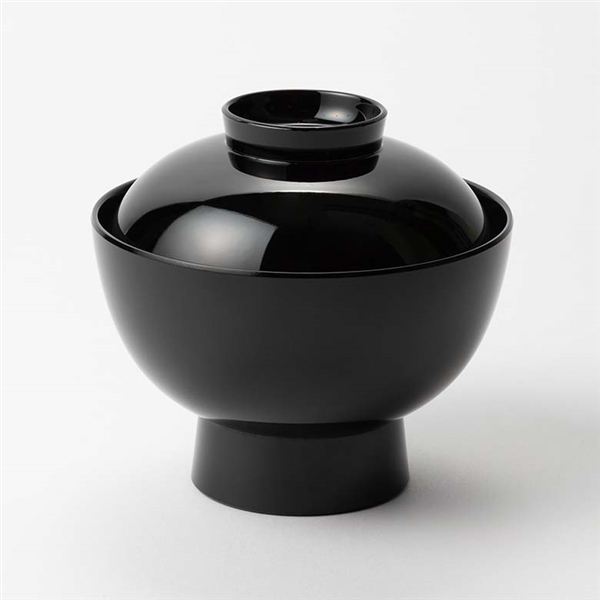 DEAN & DELUCA 4.2寸 中丸煮物椀 総黒ツヤ仕上げ内黒 | DEAN & DELUCA