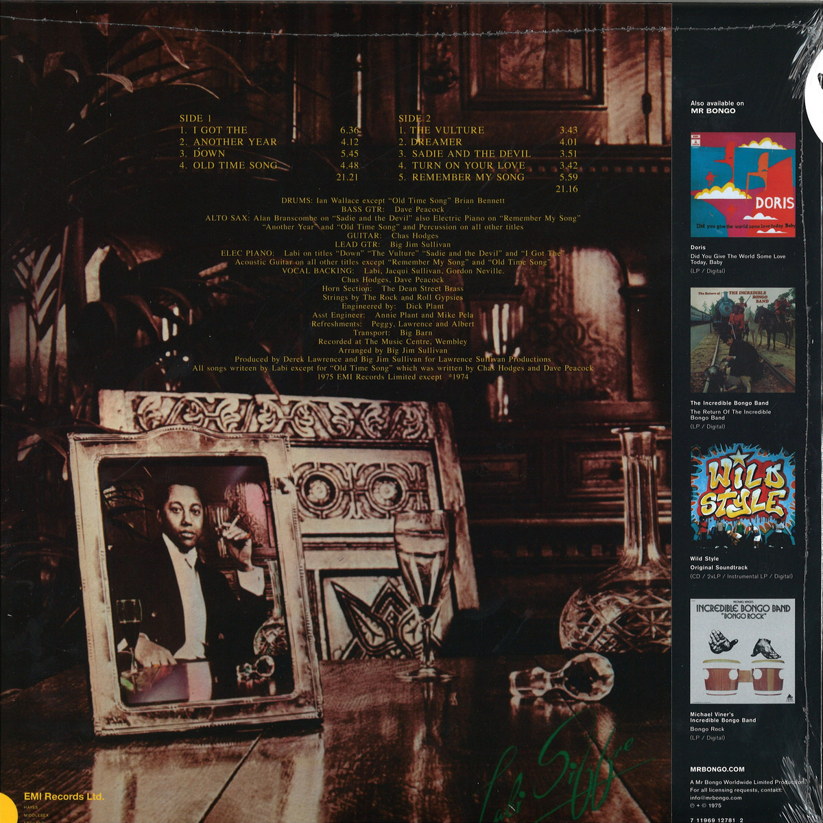 Labi Siffre - Remember My Song / Mr Bongo MRBLP120 - Vinyl