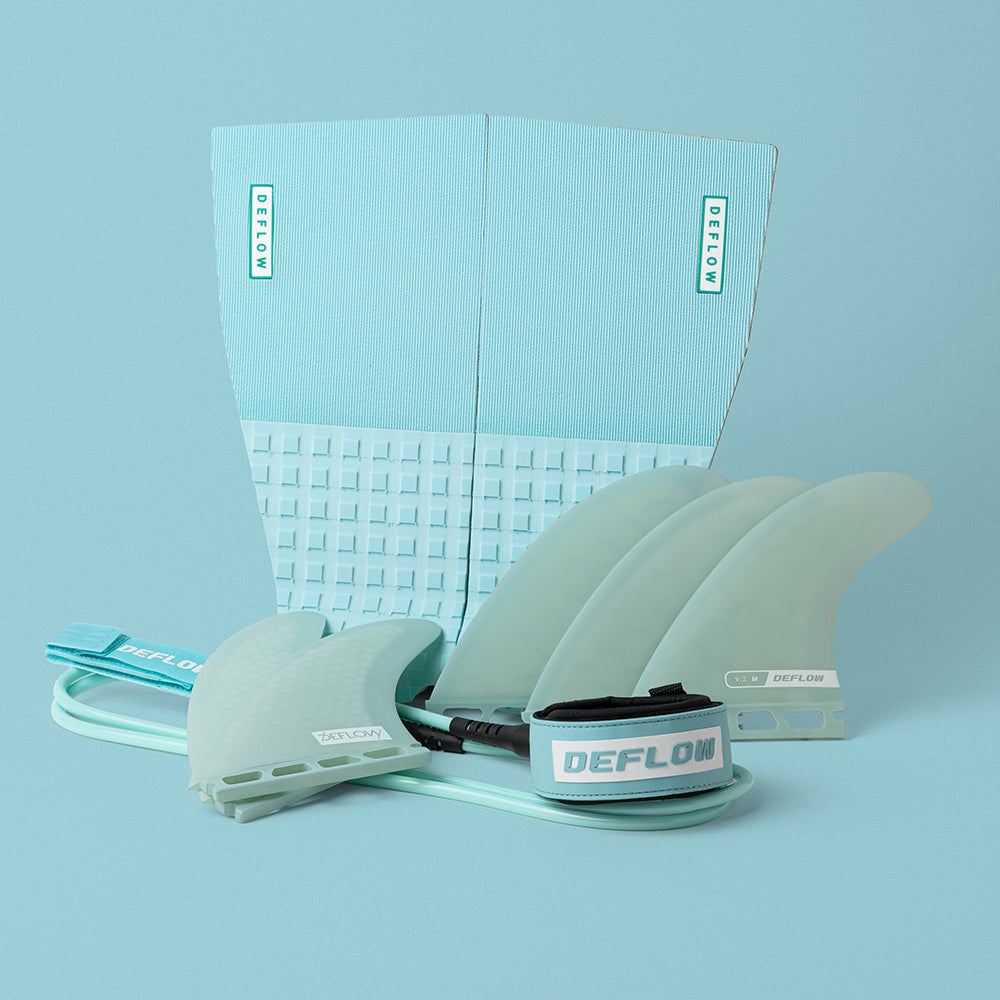 Deflow Surf - V.2 Mint Thruster Fins