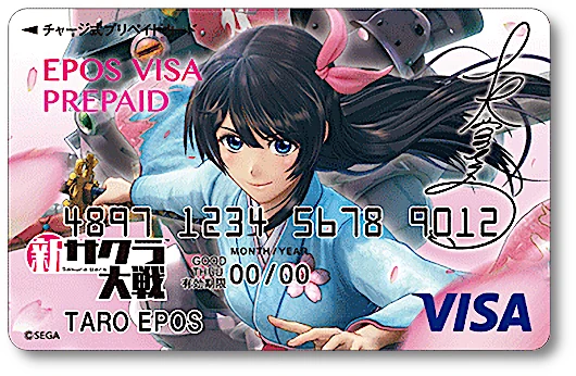 新サクラ大戦『天宮さくら』デザインのクレジットカード | 新サクラ
