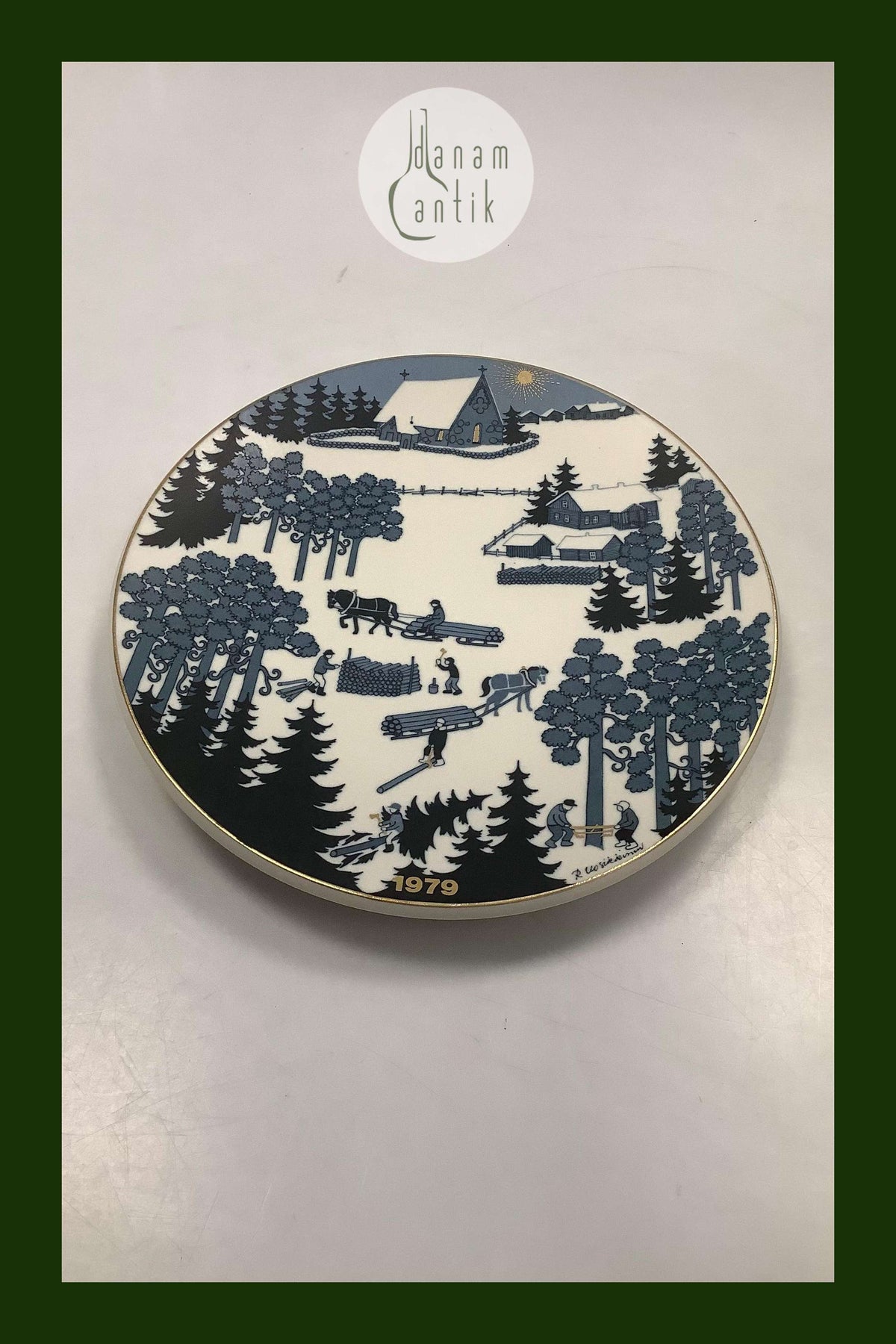 アラビア フィンランド クリスマス・プレート 1979