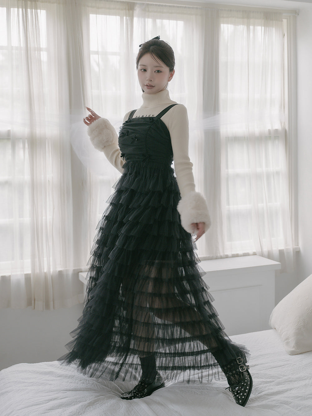 エッジデザインカットロングワンピース – Darich (ダーリッチ)