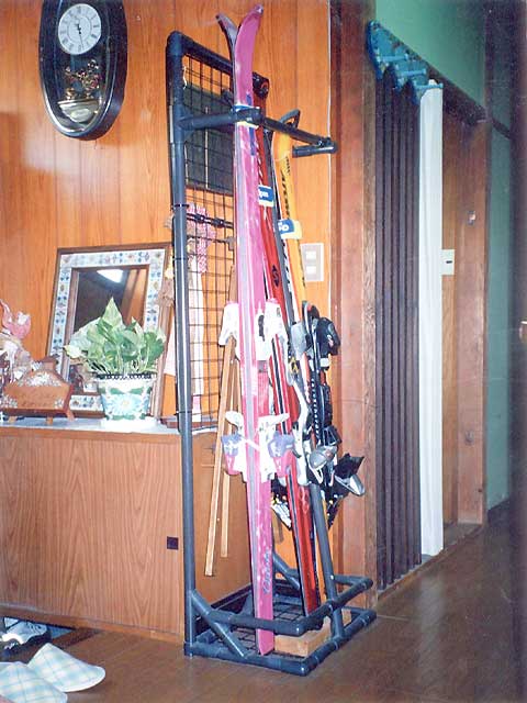 スキー板収納ラック｜Diy-Life - イレクターで、できるワクワクを。