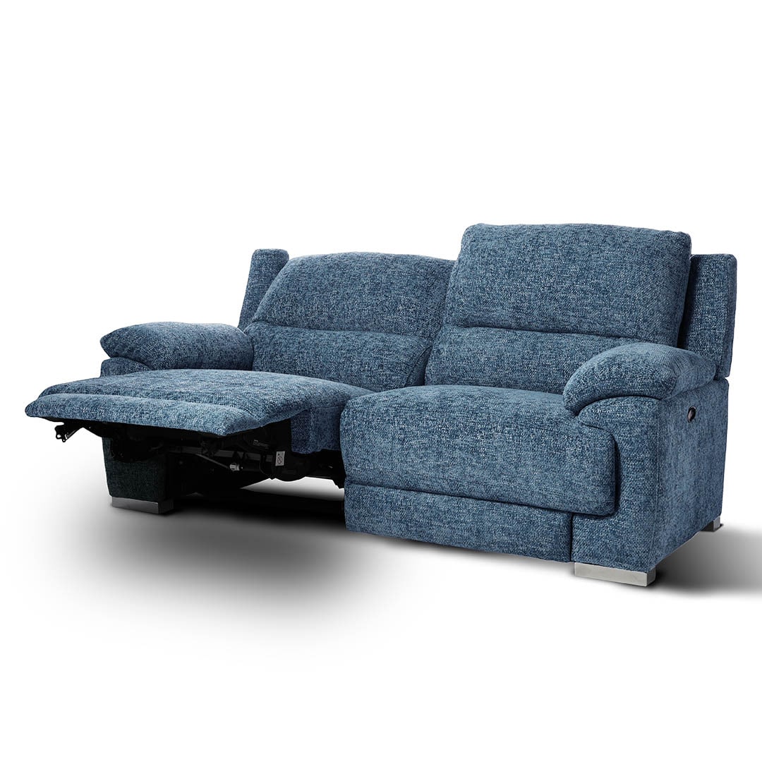 DULTON ONLINE SHOP | ELECTRIC RECLINING SOFA 2P SAPPHIRE BLUE