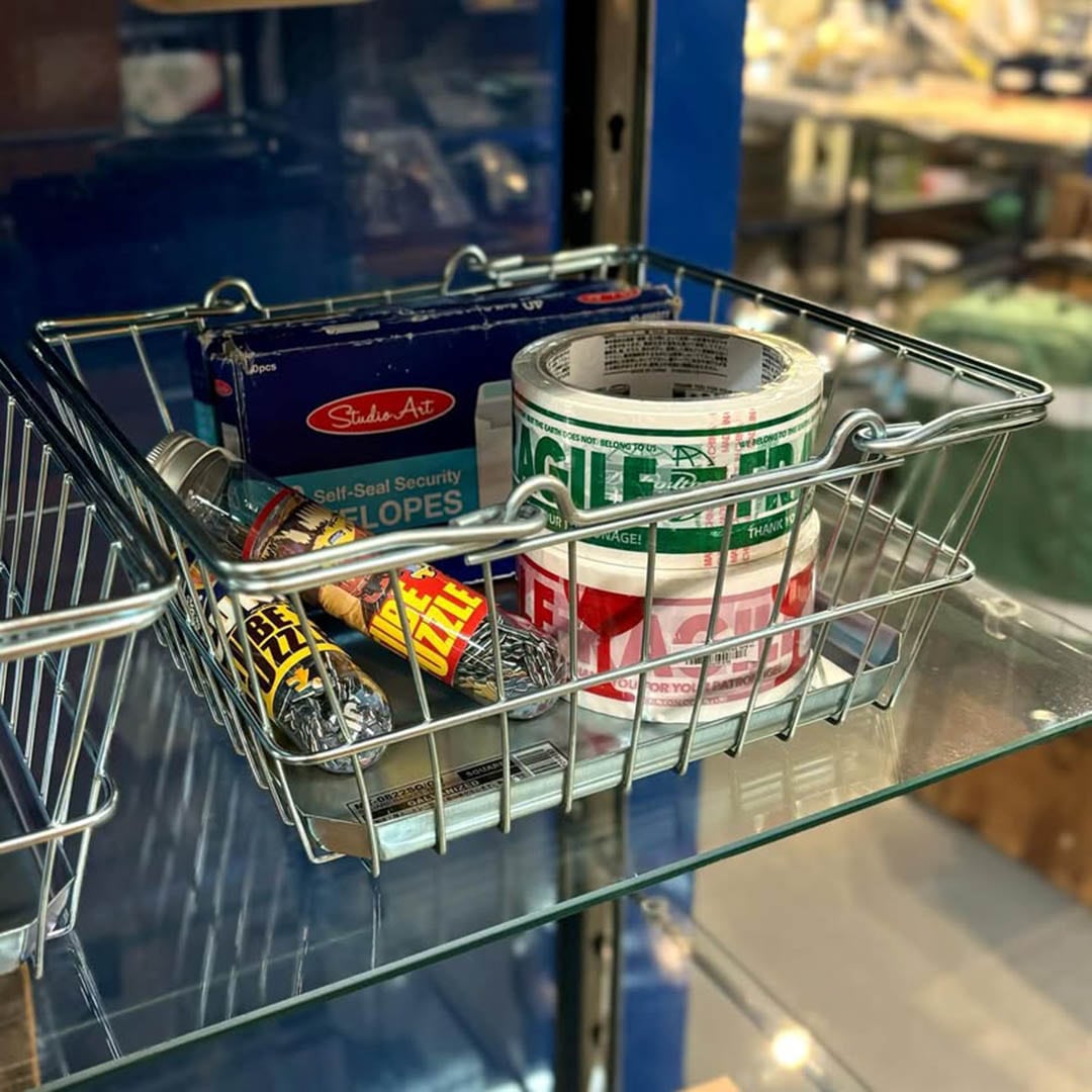 DULTON ONLINE SHOP | SQUARE BASKET-TRAY GALVANIZED(SQUARE