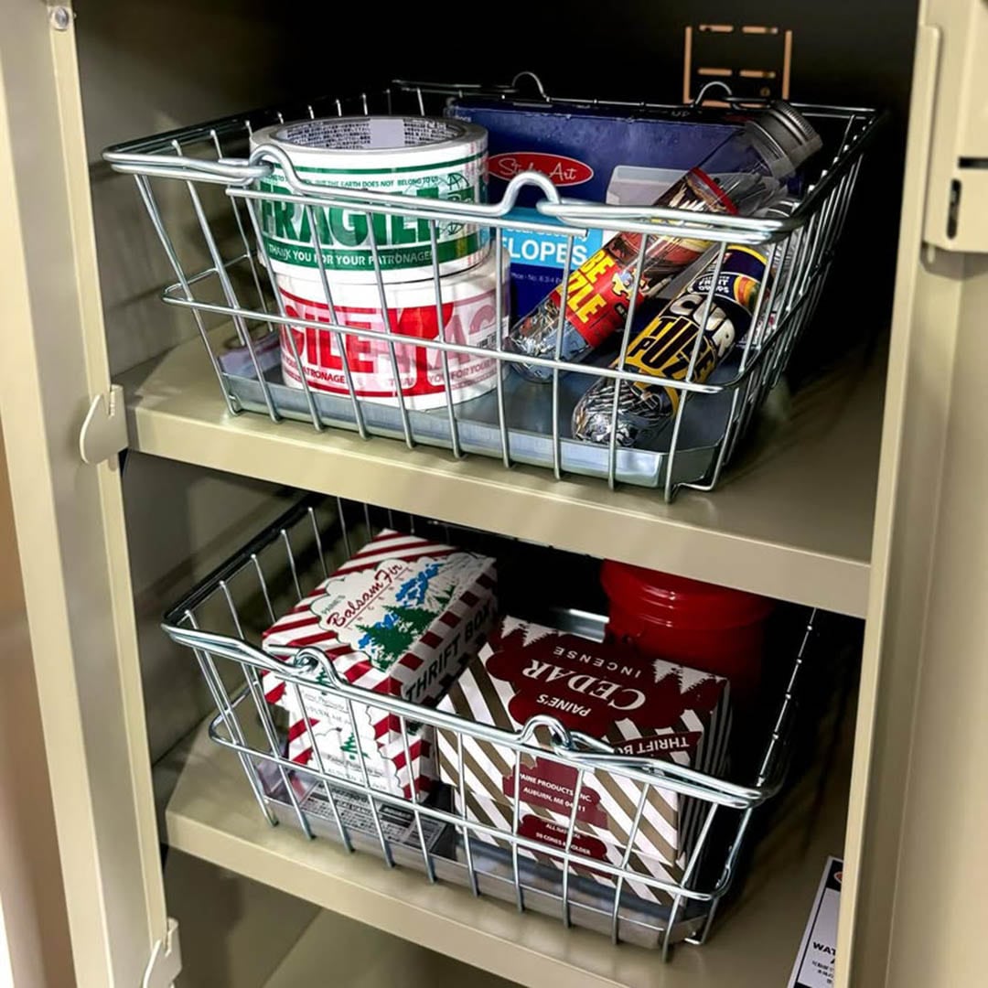 DULTON ONLINE SHOP | SQUARE BASKET-TRAY GALVANIZED(SQUARE