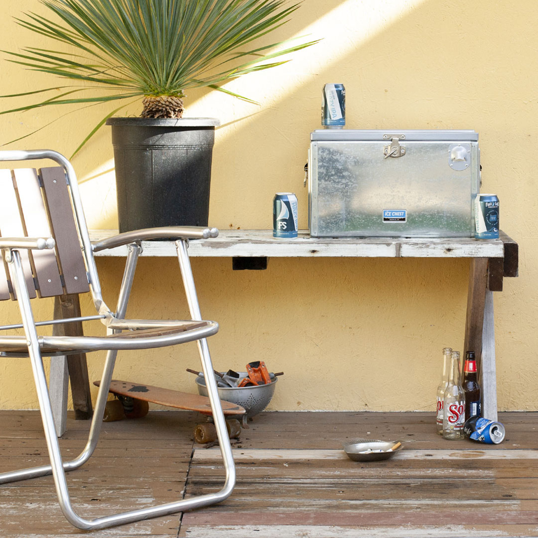 DULTON ONLINE SHOP | ICE CHEST 20L GALVANIZED(GALVANIZED