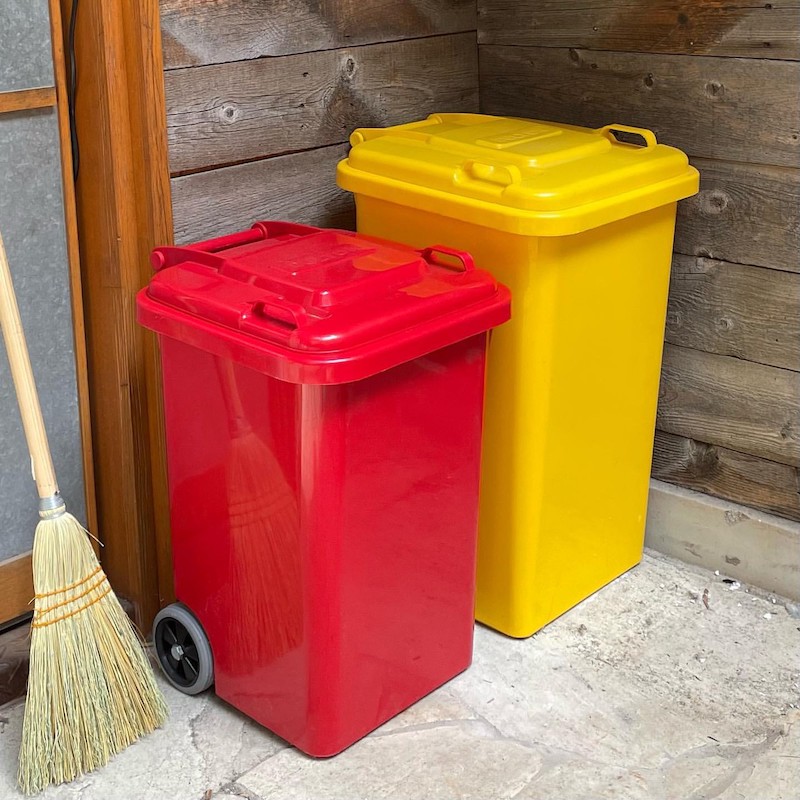 DULTON ONLINE SHOP | PLASTIC TRASH CAN 45L RED(45L RED): ホーム用品