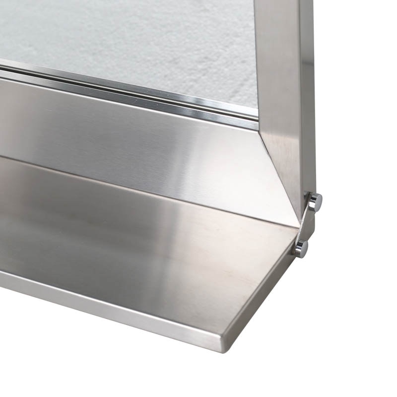 DULTON ONLINE SHOP | STAINLESS STEEL FRAME MIRROR WITH BRACKET S(S