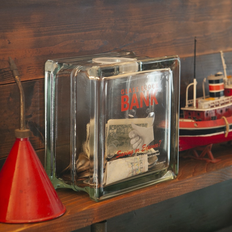 DULTON ONLINE SHOP | GLASS BLOCK BANK SQUARE(SQUARE): インテリア雑貨