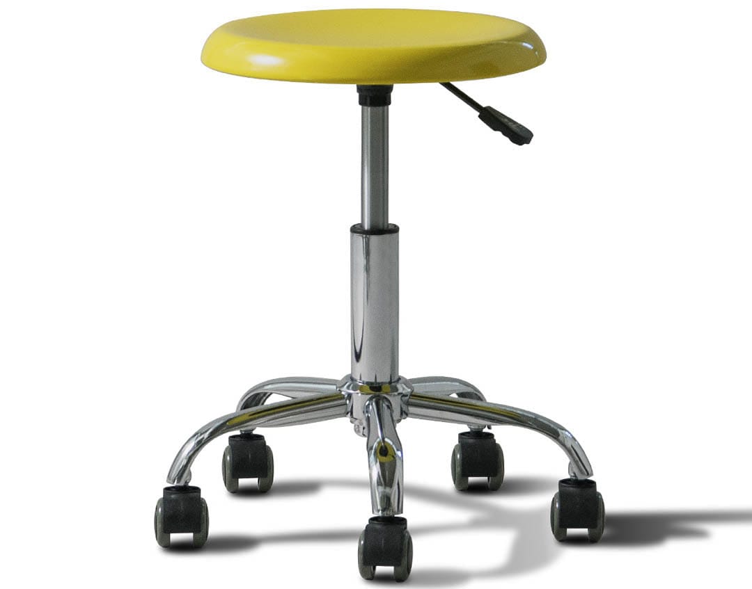 DULTON ONLINE SHOP | STEEL STOOL WITH CASTORS YELLOW(YELLOW): 家具
