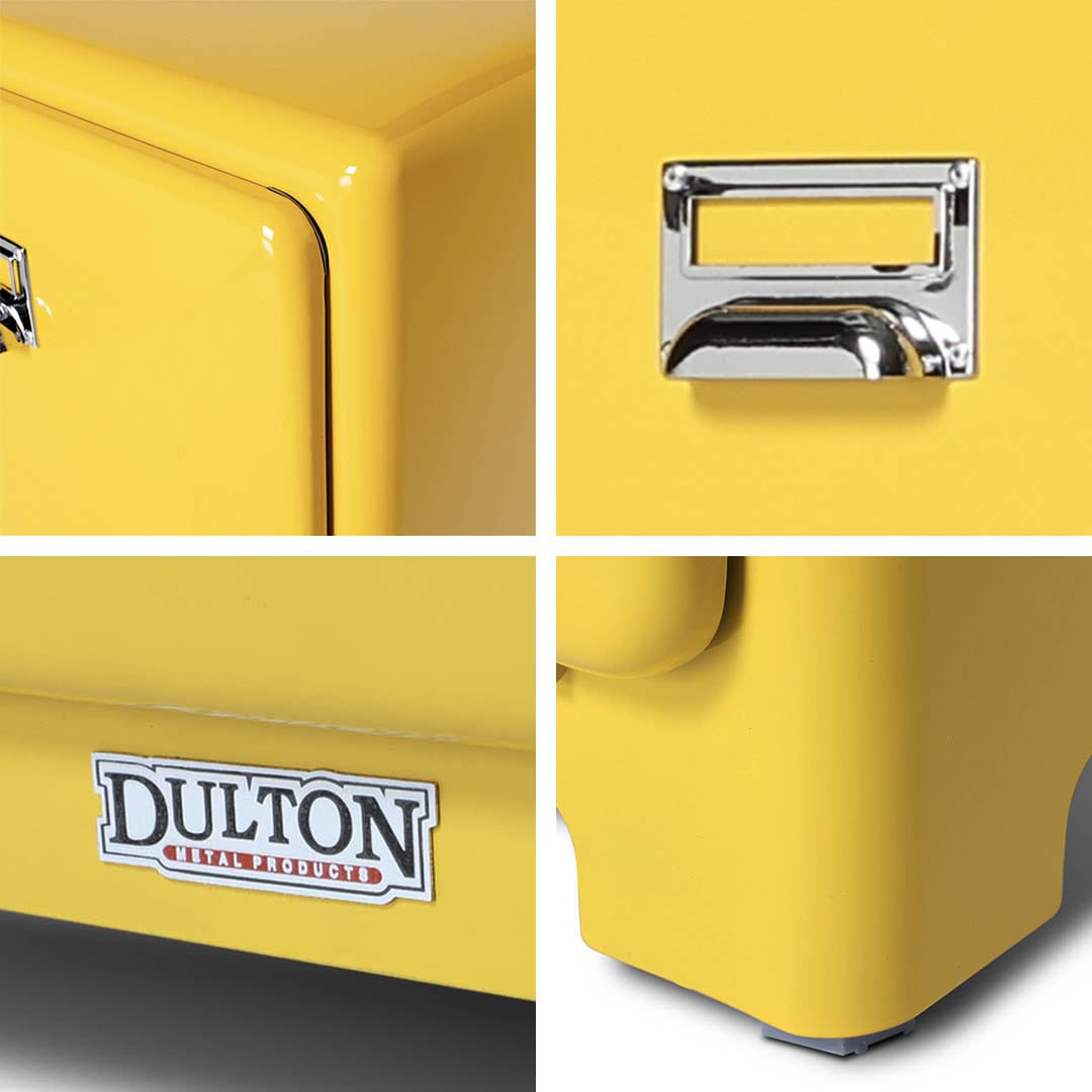 DULTON ONLINE SHOP | TRASH CAN DOUBLE DECKER YELLOW(YELLOW