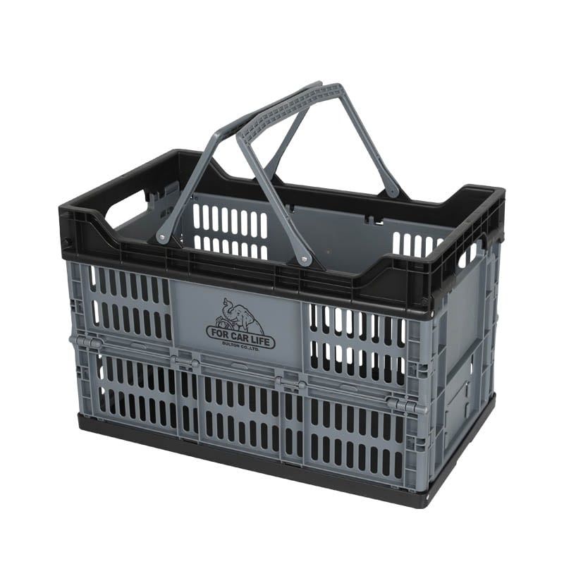 DULTON ONLINE SHOP | FOLDING SHOPPING BASKET 30L GRAY(GRAY