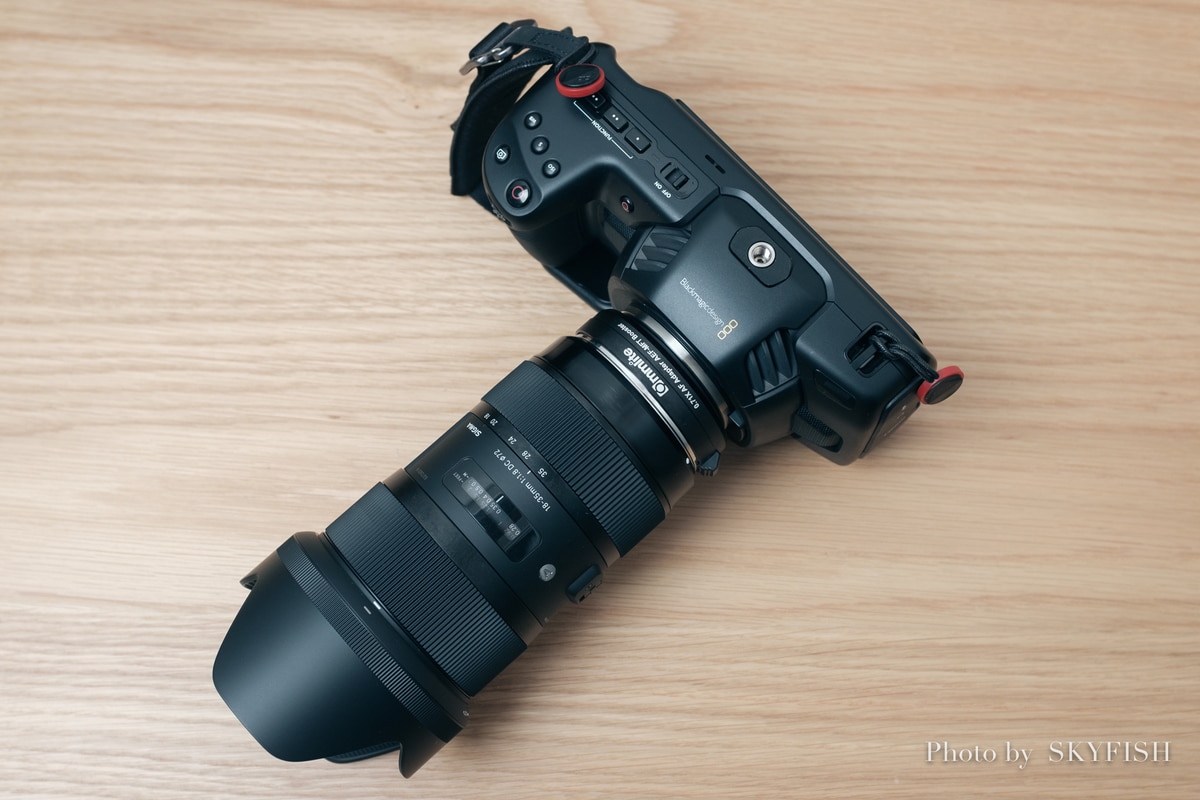 SIGMA 18-35mm F1.8 DC HSM Art】BMPCC4Kの動画撮影用に用意したズーム