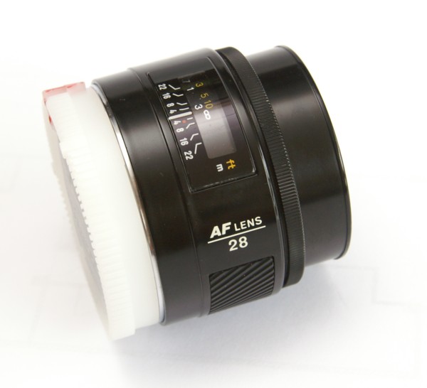 Minolta AF 28mm F2.8 A-mount lens info