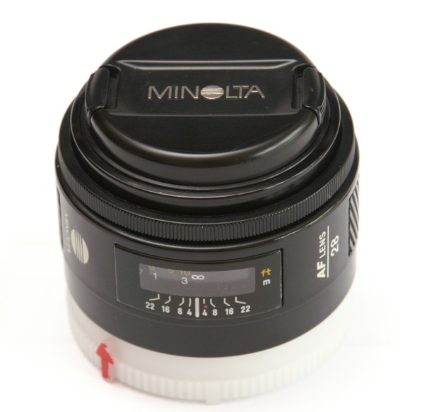 Minolta AF 28mm F2.8 A-mount lens info