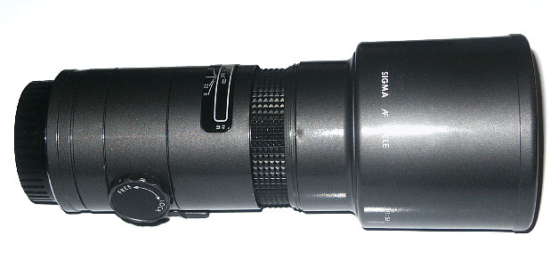 Sigma 400mm F5.6 A-mount lens info