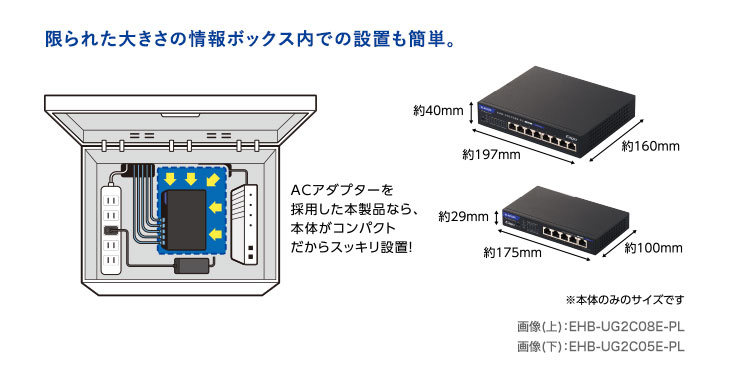 e-TREND｜エレコム EHB-UG2C16-PL [法人用ノンインテリジェント