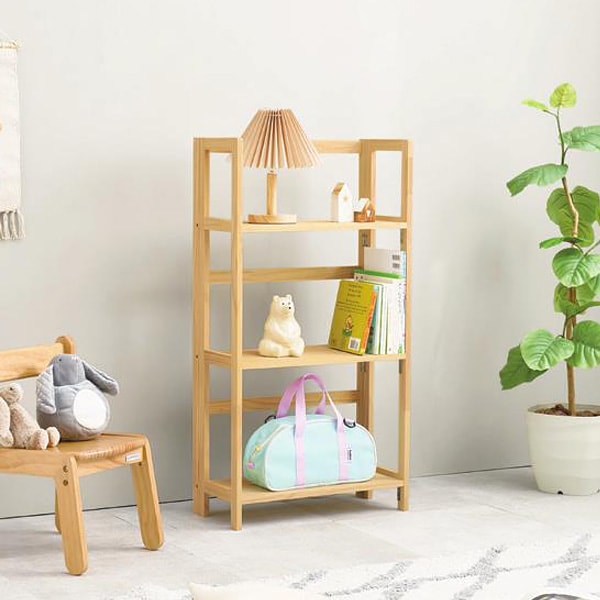 天然木パタパタラック(3段): 家具・インテリア／はぴねすくらぶ