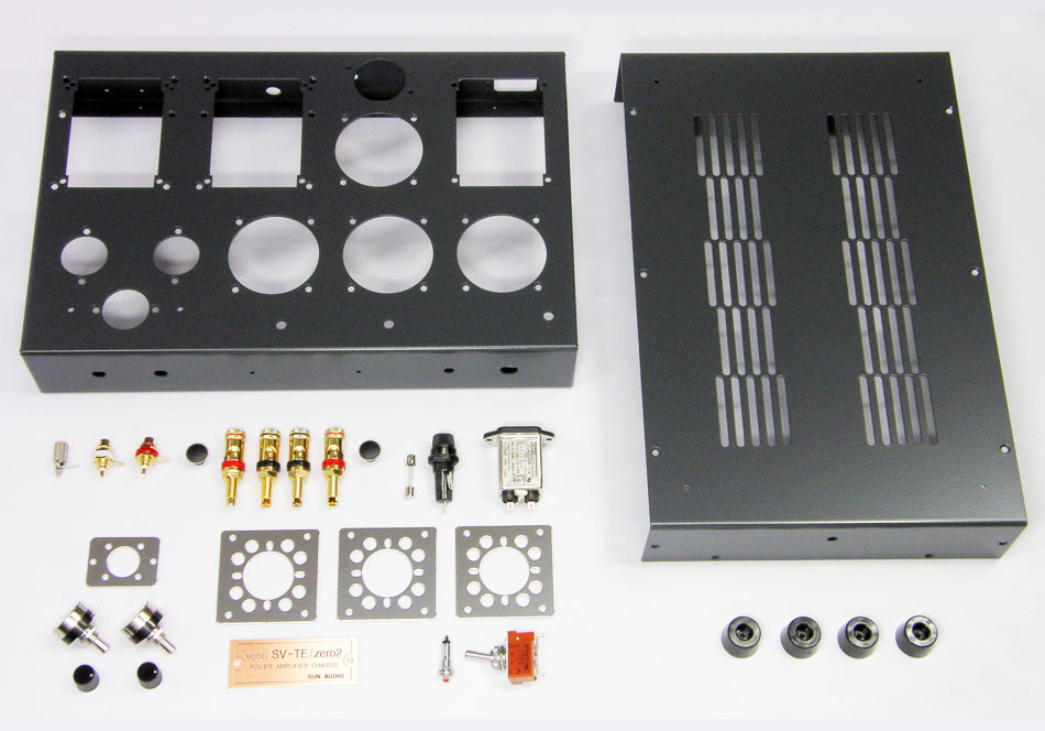 タムラトランス専用パワーアンプシャーシKIT SV-TE/zero2／サン