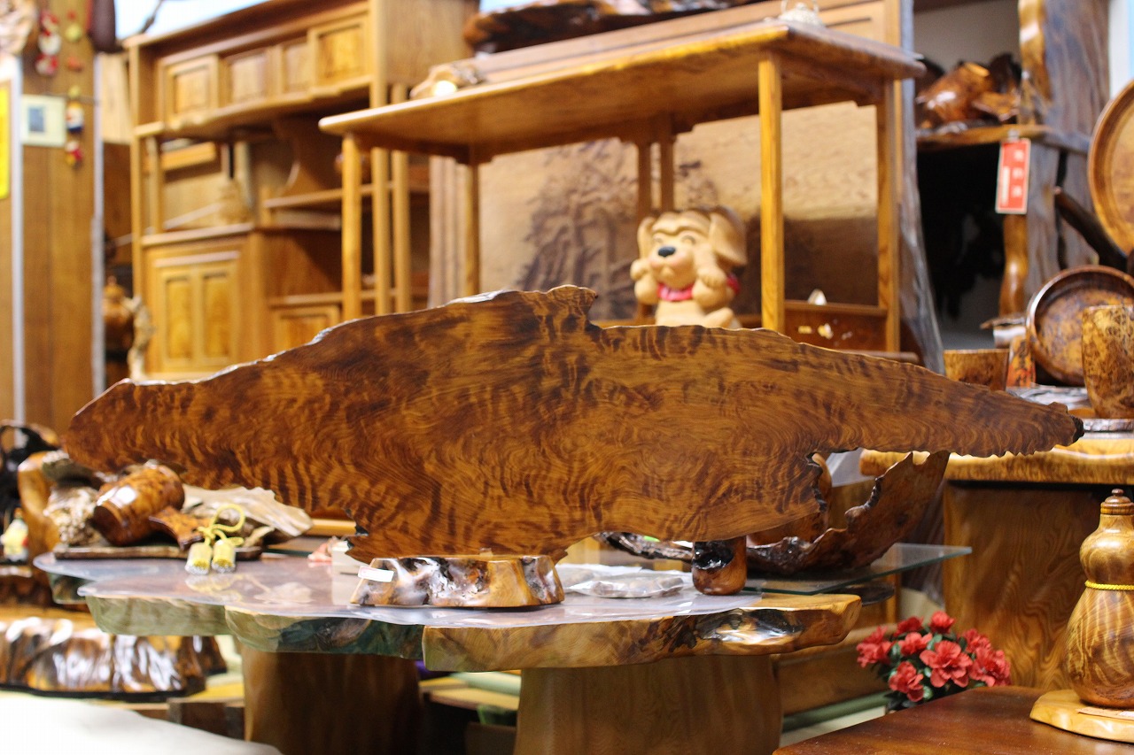 No 1028 屋久杉虎杢特上杢目 乾らんま店