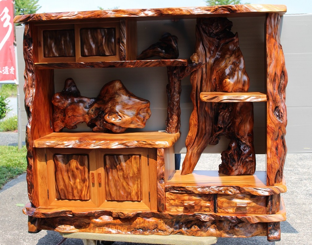 NO 440 屋久杉飾り棚 乾らんま店