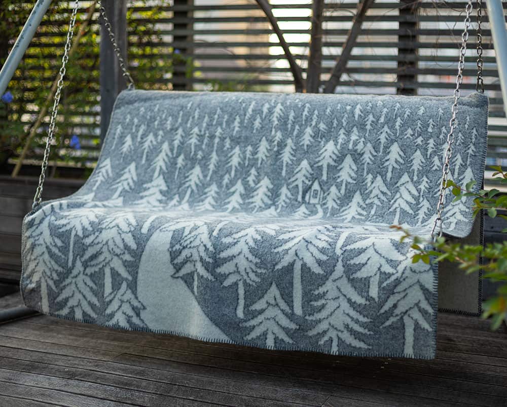 KLIPPAN/クリッパン エコウール ウール シングルブランケット HOUSE IN