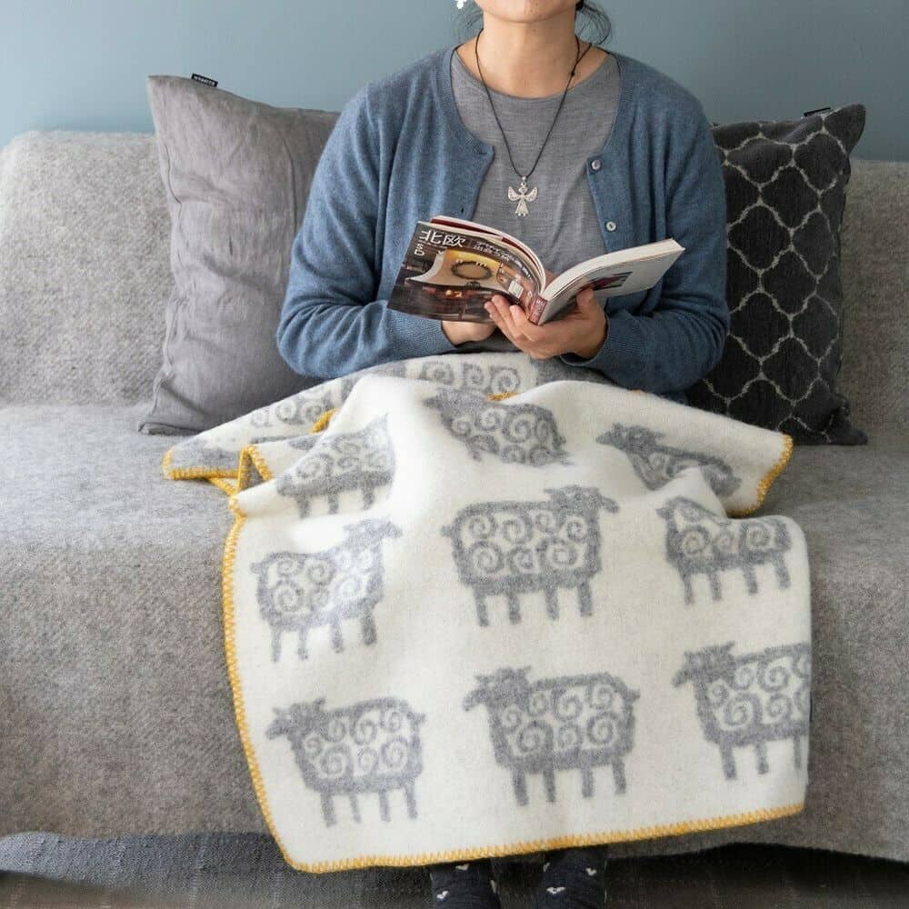 KLIPPAN/クリッパン エコウール ウール ミニブランケット ベンクトの