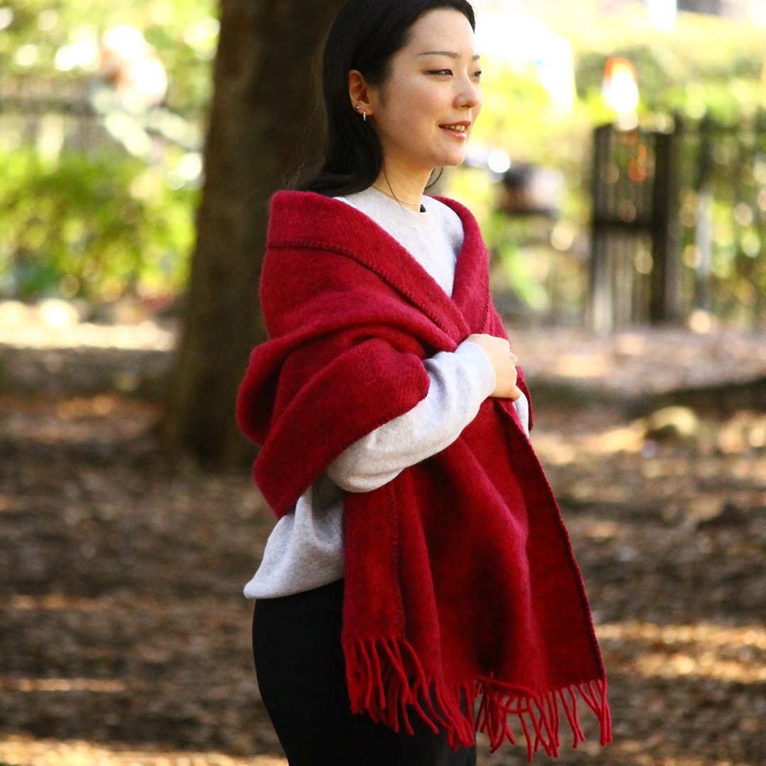 KLIPPAN/クリッパン ストール GOTLAND（ゴットランド） チェリーレッド