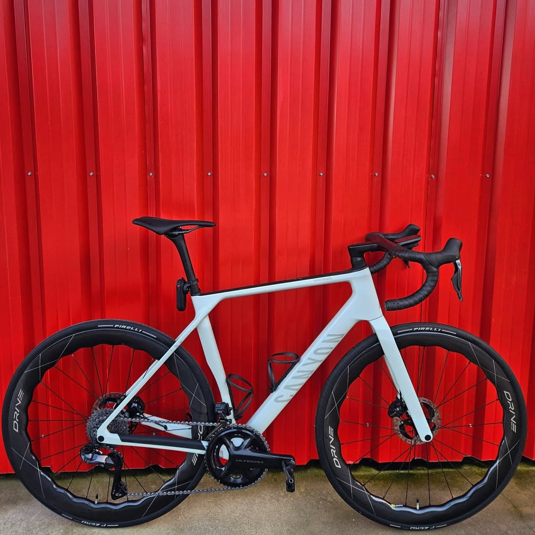 Drive Helix 46D CS On Canyon Endurace CFR Silver - Elitewheels