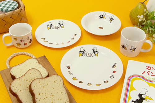 からすのパンやさん プレートL | 絵本ナビ | グッズ・通販