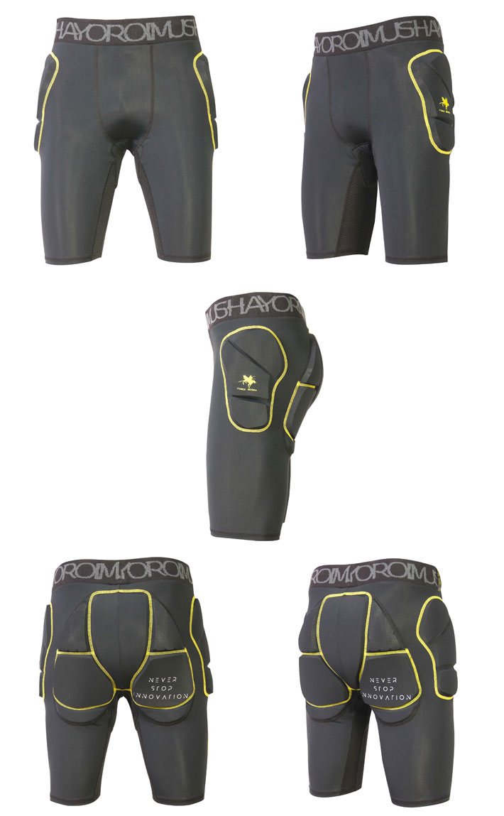 鎧武者 プロテクター ヨロイムシャ ショート ヒップ プロテクター