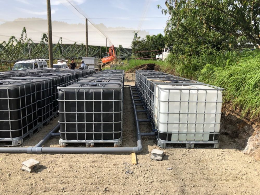 1000L(リサイクル）タンク利用貯水槽 | お知らせ | 株式会社 FORCUM