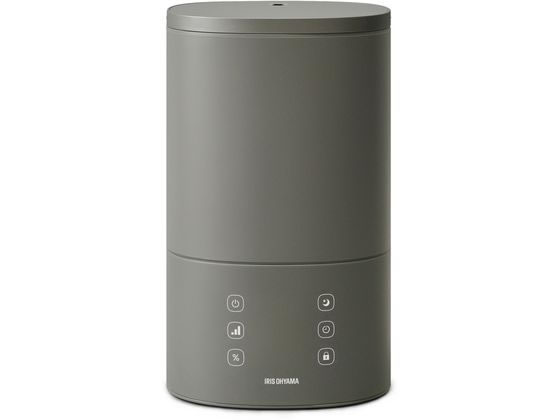 アイリスオーヤマ 上給水ハイブリッド加湿器 550ml グレー 通販