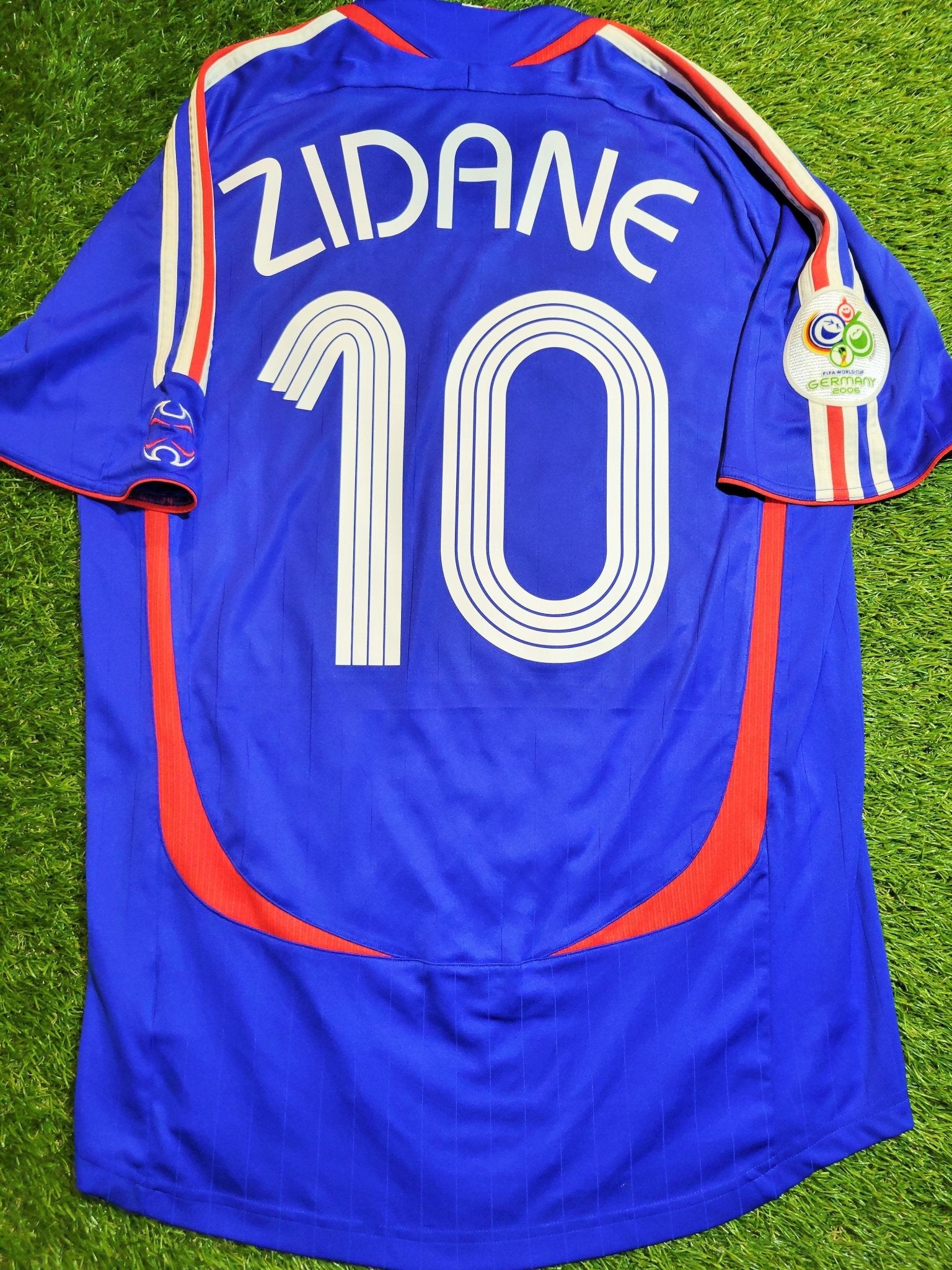 Zidane France 2006 WORLD CUP Jersey Maillot Shirt M SKU# 740126