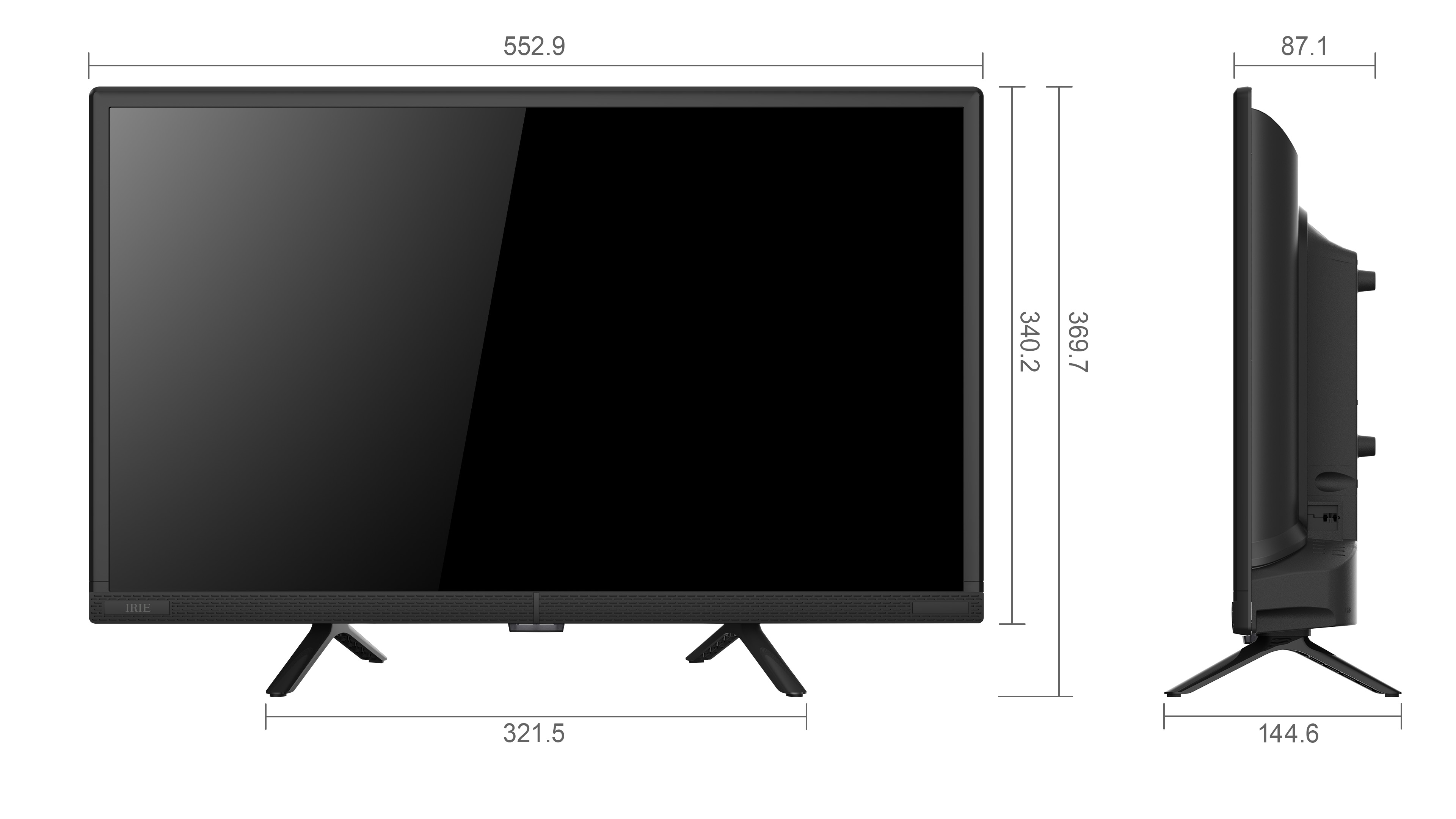 IRIE 24型液晶テレビ FFF-TV24WBK2 2023年製 テレビ FFF-TV24WBK2