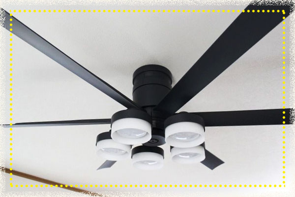 ブラック シーリングファン LEDリモコン付き VENTOTA シーリングファンライト リモコン付 調光調色 LED照明 LED