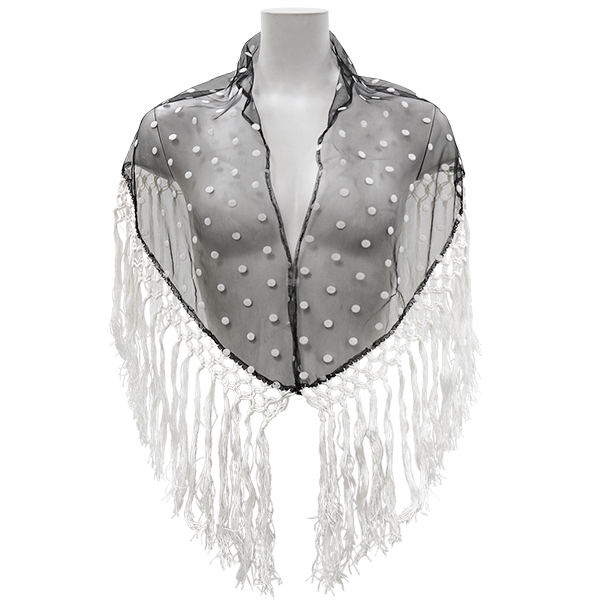 72C01 レースシージョ 黒×白フレコ | ファルーカ・セレクトショップ