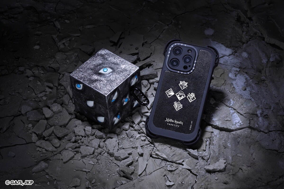 呪術廻戦』×ケースティファイ、“獄門疆”再現のAirPodsケース＆五条悟