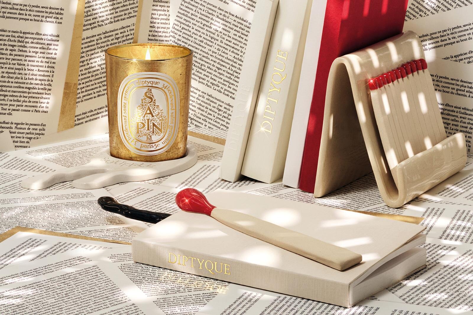 ディプティック2025年クリスマスコフレ第4弾“マッチ棒”風インテリア