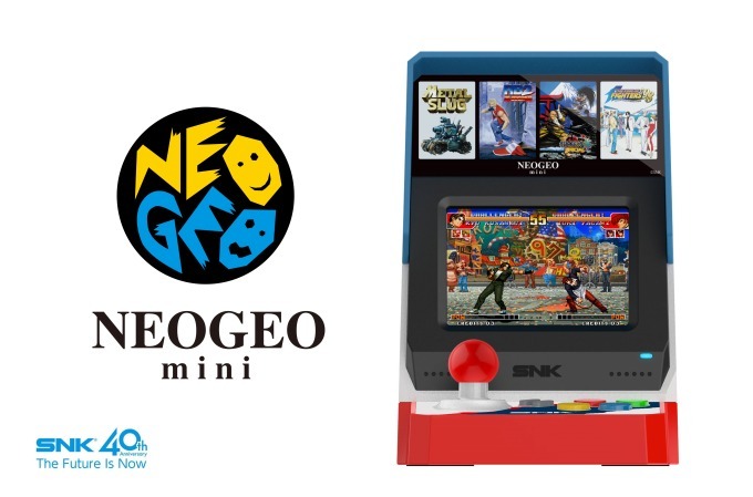 SNK「ネオジオ ミニ(NEOGEO mini)」KOFなど名作40タイトルを収録した