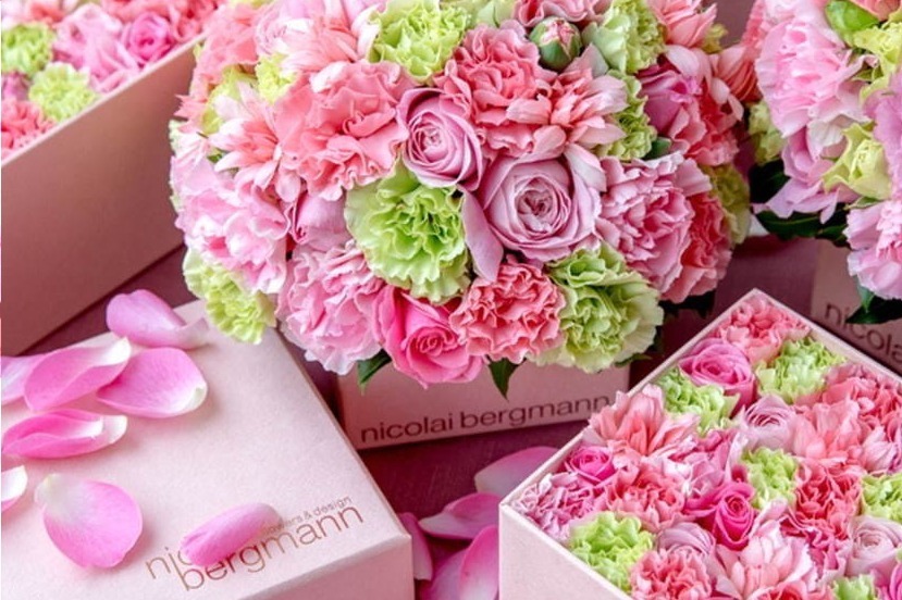 ニコライ バーグマン“母の日”に向けた限定フラワーボックス、サーモン