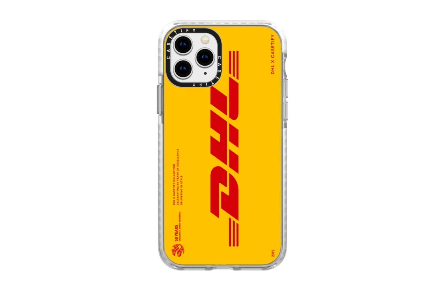 DHL×ケースティファイ」運送状付きiPhoneケースやAirPodsケース