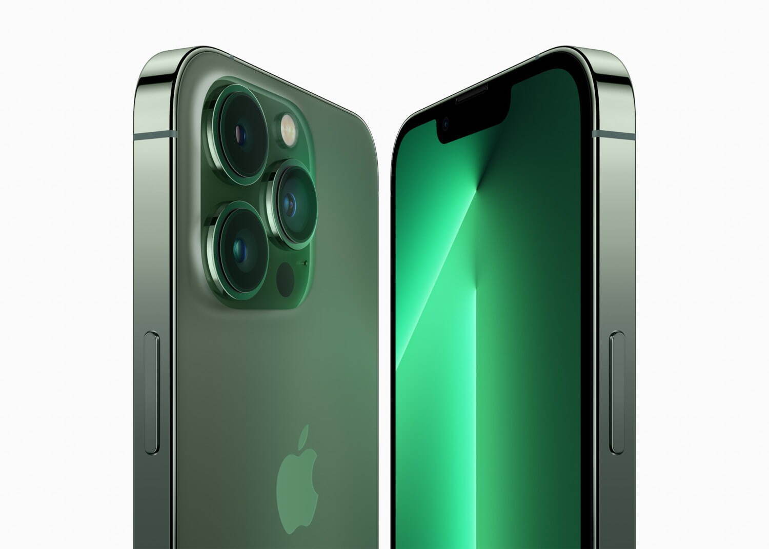 アップル「iPhone 13 / 13 Pro」に新色グリーンが登場 - ファッション