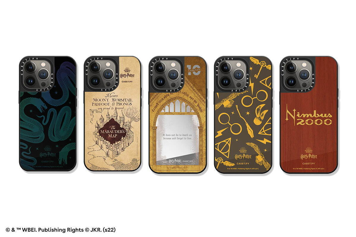 ハリー・ポッター×ケースティファイ」4つの寮モチーフ＆“忍びの地図”が