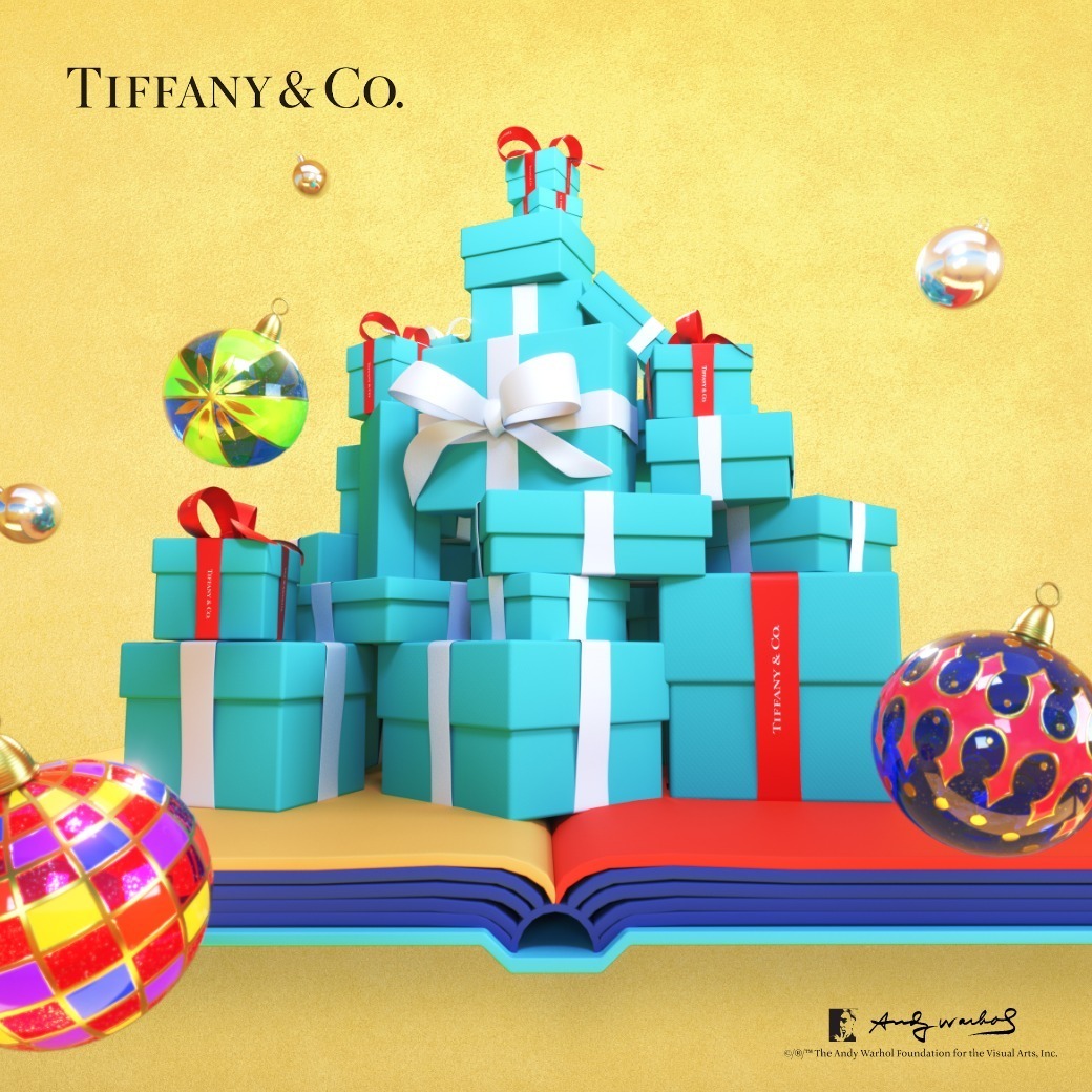 ティファニー×アンディ・ウォーホル」クリスマス限定プレートや