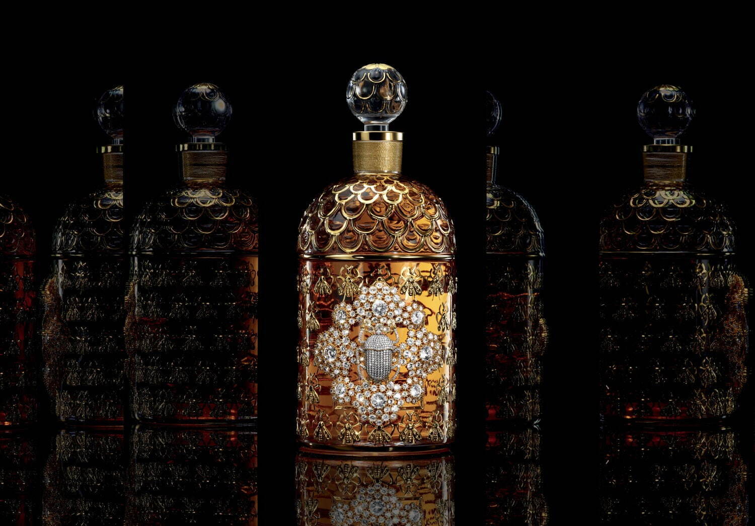 ゲラン23年クリスマスフレグランス、煌めく“アニマル”の限定