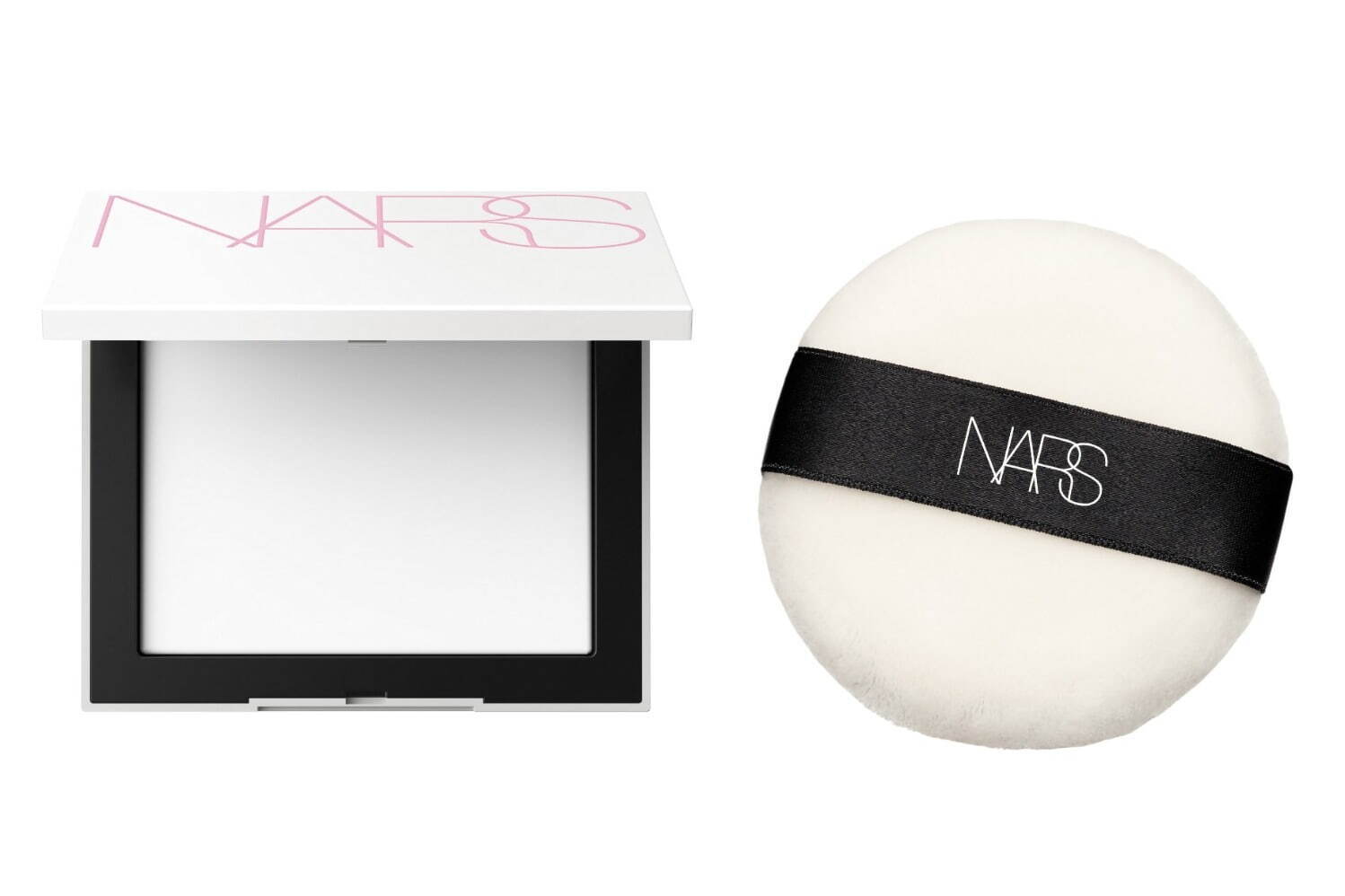 NARS23年夏コスメ、“ピュアホワイトの限定パッケージ入り”リフ粉セット